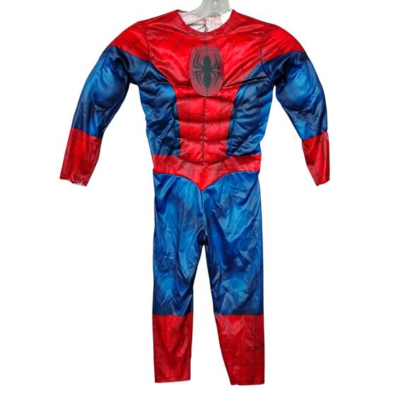 Marvel Spiderman Rubies Costume Size Small Kids Padded Chest No Mask Included - Picture 1 of 10